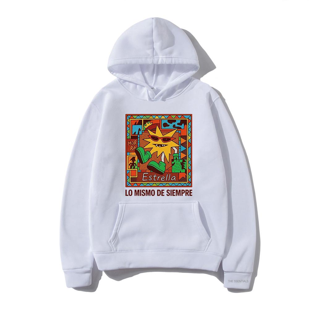 Mora Album Lo Mismo De Siempre  Hoodie2025 Tour Fashion Men/women Hoodies Harajuku Winter Clothes Pullover Sweatshirt Vintage