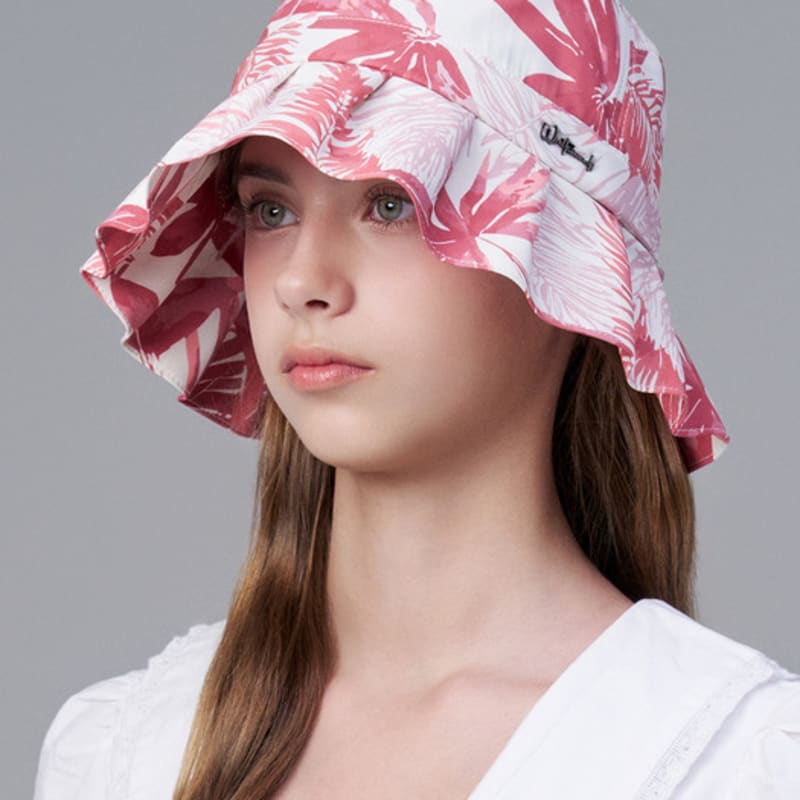 WHITE SANDS Cool Tropical Shirring Bucket Hat Colmar (4 colors)