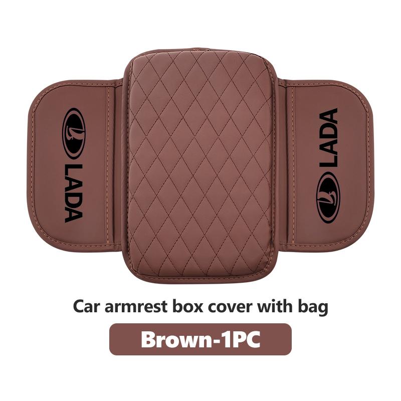 Car Armrest Box Pad Side Storage Bag Center Armrest Protective Cushion Support For Lada Niva Vesta Granta Riva Samara Priora 4x4 SS14