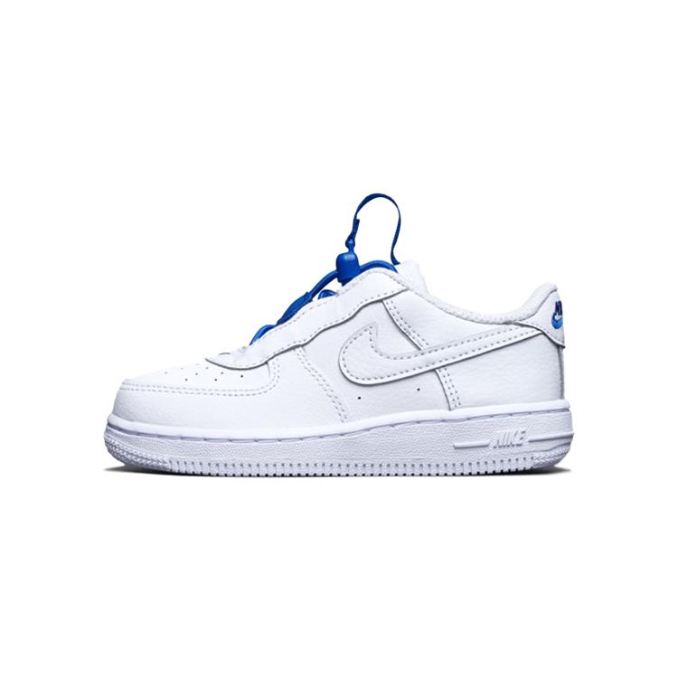 

Nike Air Force 1 Toggle Hook and loop Low top Toddler Shoes White Blue Infant And Toddler CU5289-100 22
