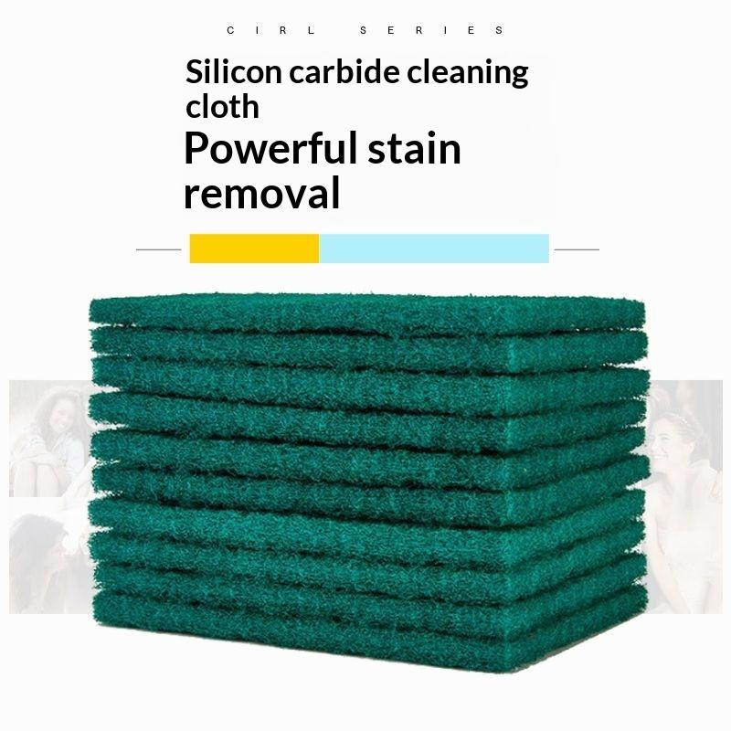 Scratch-Free Cleaning Pads 10 Pcs Grit-Free for Non-Stick Pans Use Practical Kitchen Helper