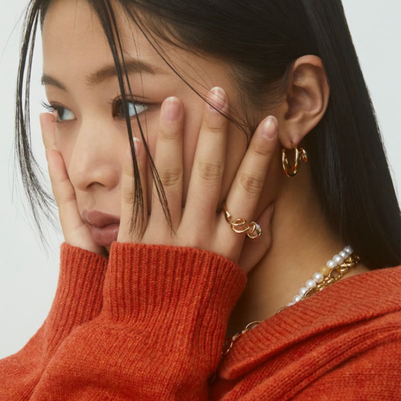 NEUF PIECE CLIMBING PLANT MOONSTONE RING