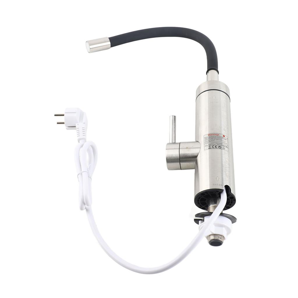 Obracany o 360 stopni kran grzewczy do łazienki i kuchni, bateria do ciepłej i zimnej wody, bez zbiornikowy elektryczny podgrzewacz wody