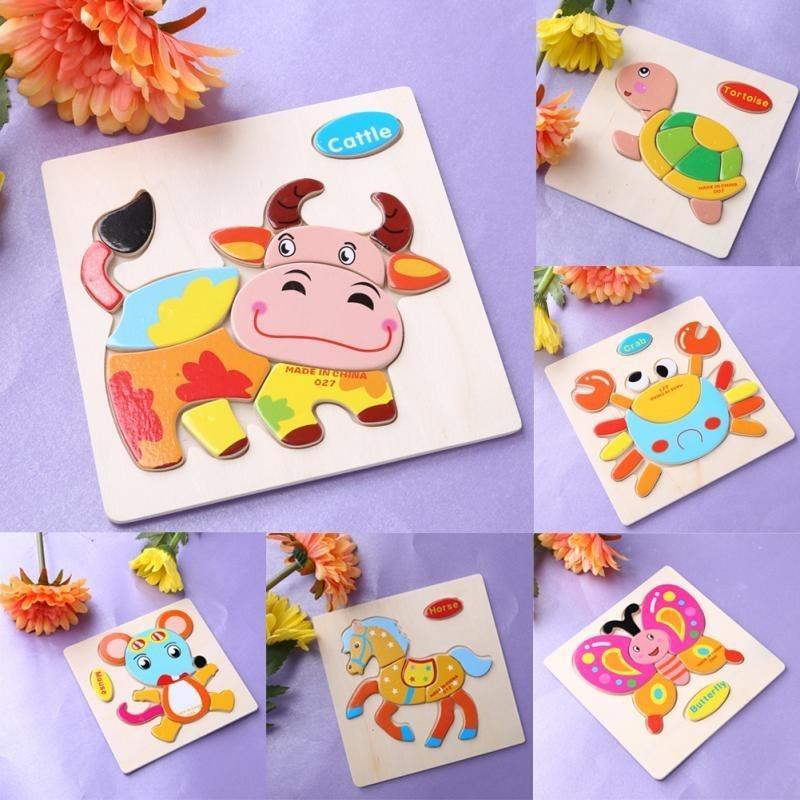 

Kid мультфильм животных мерной головоломки головоломки детей головоломки силу