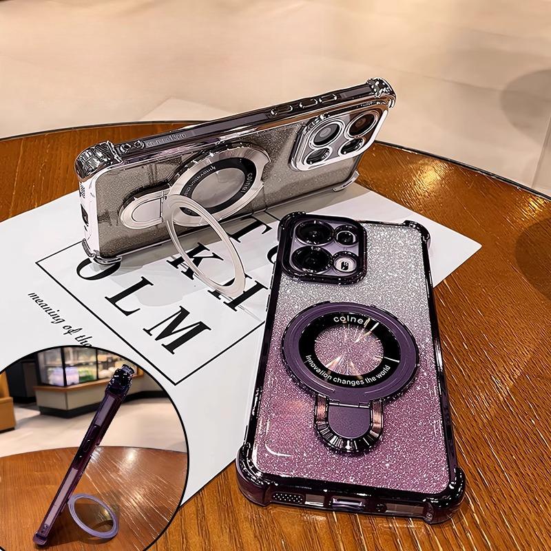 Třpytivý nárazuvzdorný kryt na telefon pro Redmi Note14 14Pro 15C 14C 13C 12C A5 POCO M7 F7 Ultra X7 X7Pro M6Pro C75 Kryt s držákem