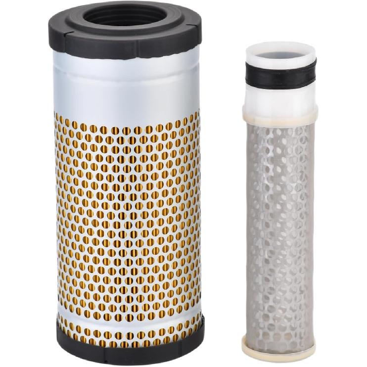 10400511200 19690531100 Inner and Outer Air Filter Element Combo Replacement Compatible with Mahindra Tractor Parts Accessories 2815 HST 3616 Gear