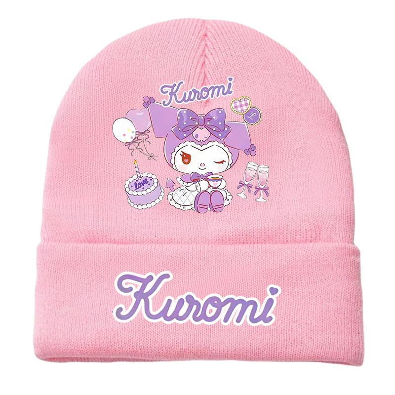 

Kuromi Series Unisex Warm Knit Hat for Teens Knit Hat