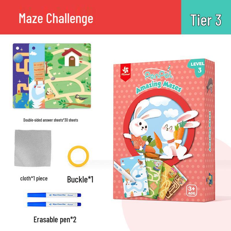 

Стираемые карточки для тренировки внимания и логики «Найди отличия» для улучшения внимания, возраст 3+