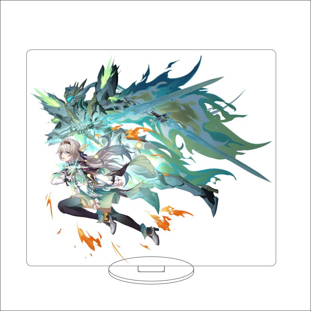 

16CM Honkai Star Rail Cosplay Acrylic Stand Ornaments Firefly Figure Stand Halloween Gifts 16CM