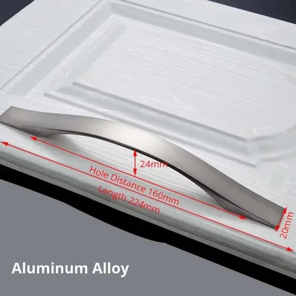 Aluminum Alloy Drawer Pull Handle European Style Wardrobe Door Handle  Wardrobe Door Hardware
