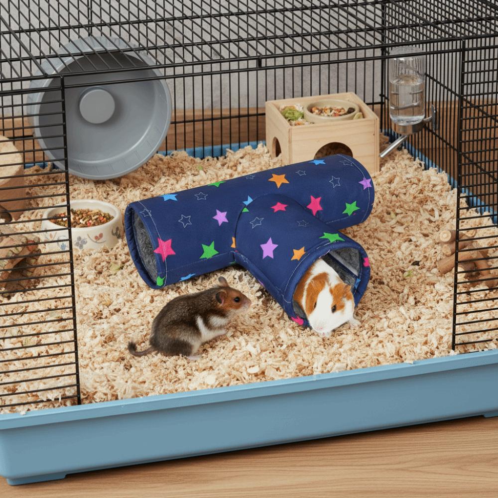 Thickened Guinea Pig Tunnel House Warm Hamster Tunnel Habitat Guinea Pig Hiding Cave  Exercising