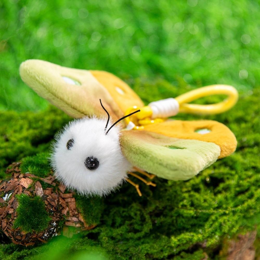 Cartoon Plüschinsekten Schlüsselanhänger Polyester Kakerlake Schlüsselanhänger Kreativer Motten Fliegen Anhänger Schüler