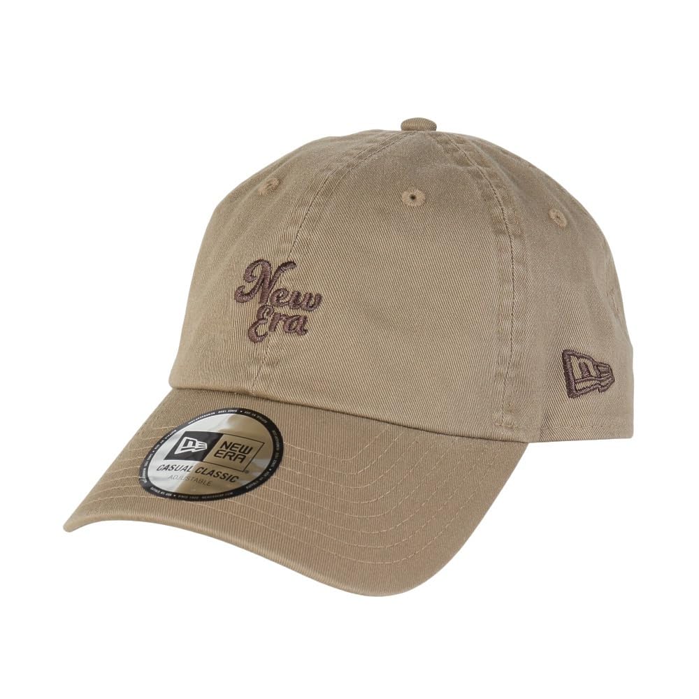 

New Era Casual Classic Strap Logo Cotton Cap in British Free CC Strap Black NER36C2159 Khaki, Tape, Khaki, Walnut, 14388440,