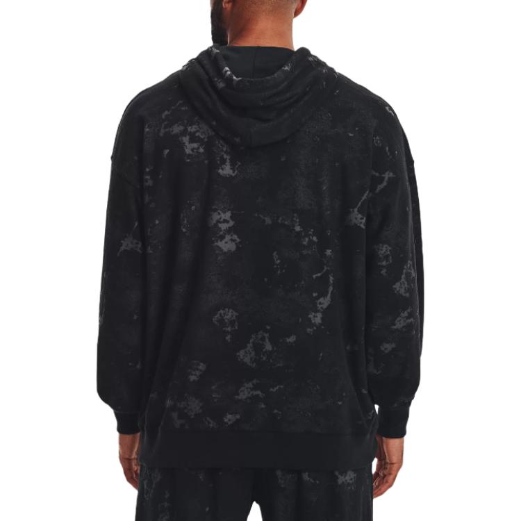 Under Armour Sweatshirts Men's Black Hooded Moderate Other 1377177-001