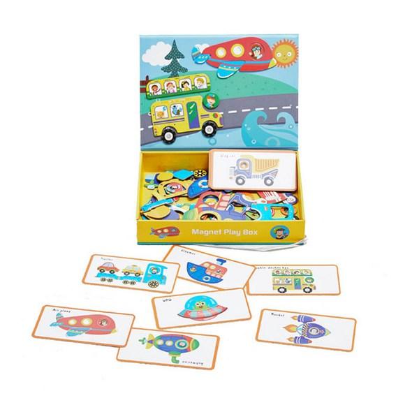 

Магнитная подставка-пазл с машинкой, 1, 15 деталей, Korea Best Toddler Puzzle Puzzle
