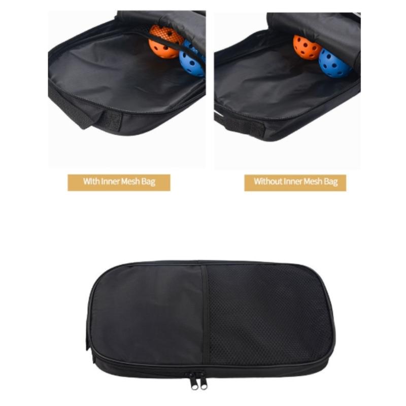 Geantă portabilă pentru rachetă Pickleball Rachetă cu zbaturi Rucsac Tote Bag de depozitare Suport pentru paletă Geantă de transport Kit cadou în aer liber