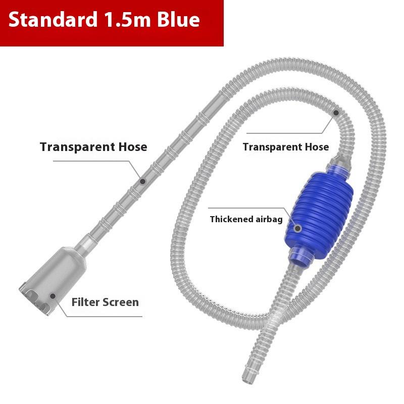 1Pcs Semi-Automatic Aquarium Pump Cleaner Fish Tank Manual Water Changer Aquarium Siphon Vacuum Cleaner one size