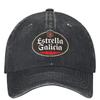 Estrella Galicia Øl Spania Vasket Baseballcaps Spansk Lagerøl Trucker Pappahatt Sommer Kvinne Mann Solbeskyttende Baseballcaps