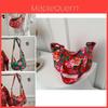 Modische Retro-Crossbody-Tragetasche im eleganten Blumenmuster, perfekt für den täglichen Gebrauch