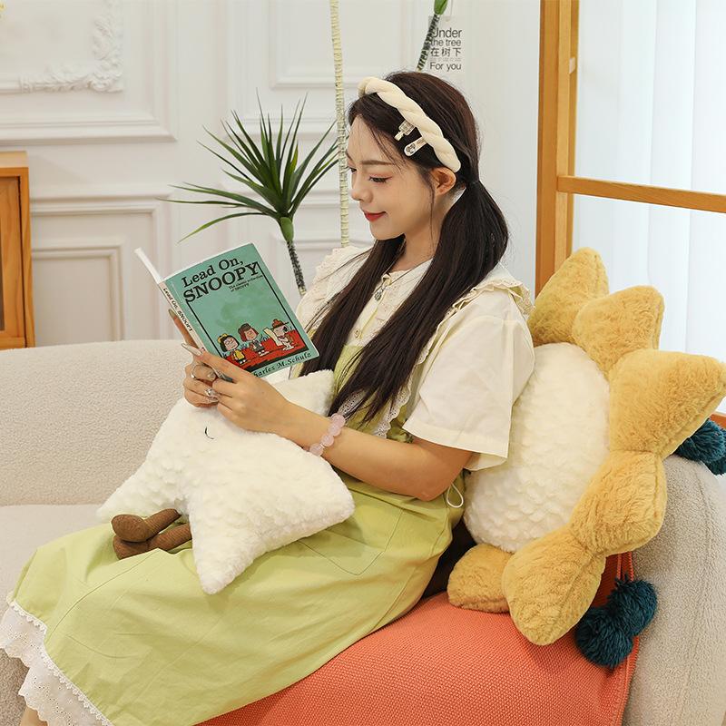 Sky Series Sun Moon Star Throw Pillow Star Moon Night Theme Home Sofa Cushion Children's Room Ornament Decoration