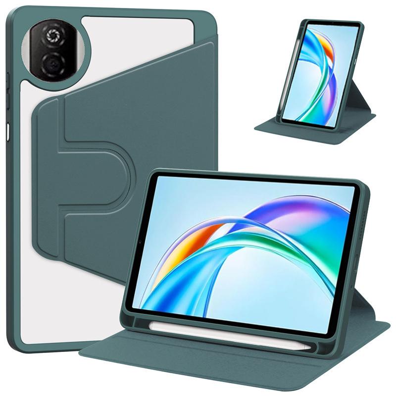 For Huawei Honor Pad X7 8.7 Inch Case Acrylic Rotating Stand Transparent Back Funda JMS-W09/JMS-L09 8.7" Cover