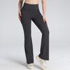 1011 Spring and Autumn Naked High Waist Hip Lifting Flared Pants High Elastic Trace Running Fitness Pants Slightly Pulled Yoga Pants