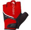 Chiba Gel Premium Fingerless Cycling Gloves (gray/red)