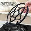 Universal Cast Iron Heart Shaped Non Slip Gas Stove Stand Small Durable Affordable Kitchen Support