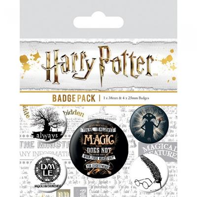 Symbole-Abzeichen-Set (Packung mit 5)