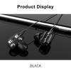 BLNSWJHH HIFI Super Bass  3.5mm In-Ear Earphone Stereo Earbuds Headphone Wired