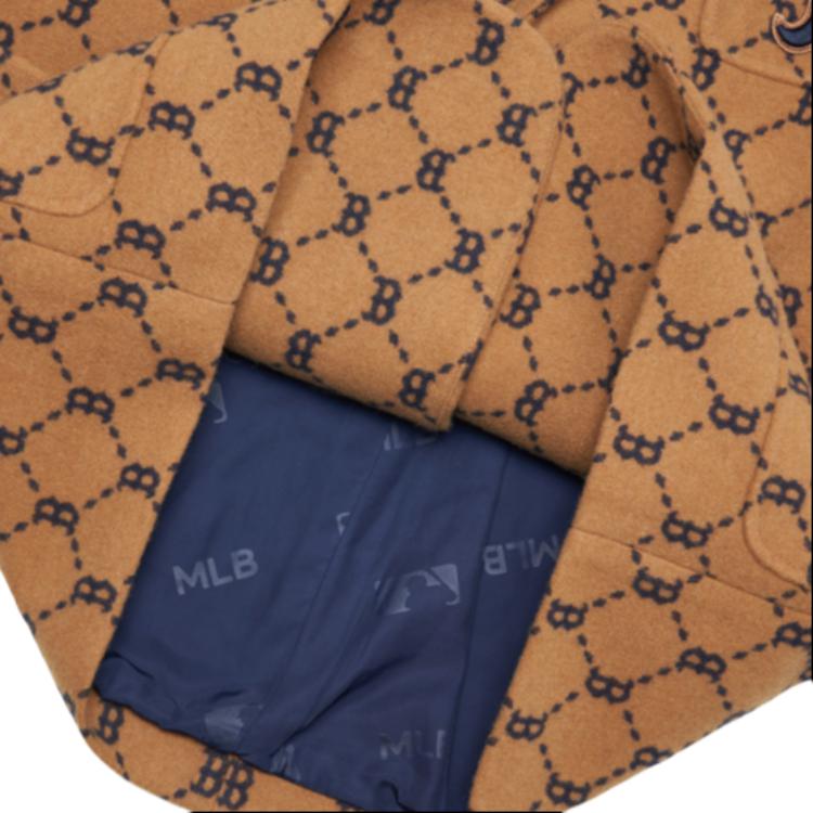 New MLB Business Suits Unisex Khaki 3AJKM0124-43BGD