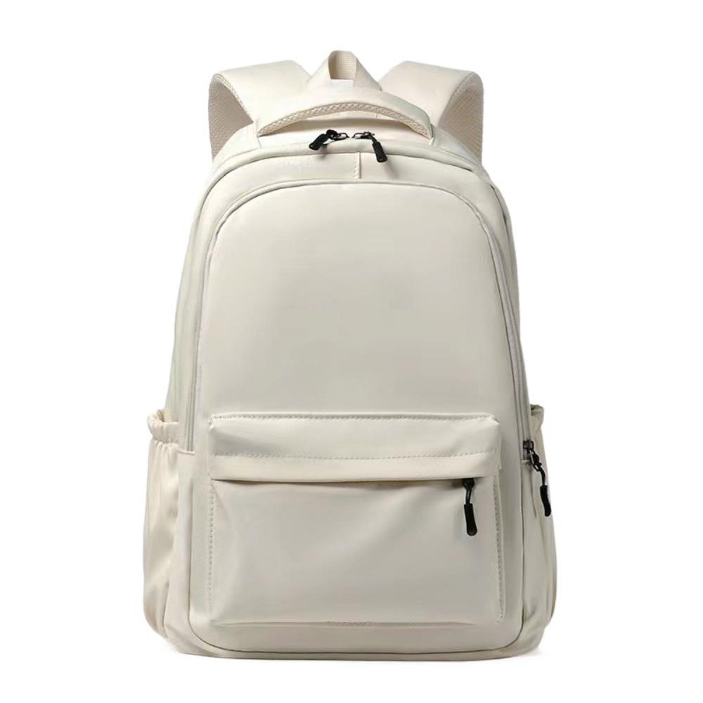 Solid Color Students School Bag Nylon Teenagers Shoulder Bag Fashion Preppy Style Backpack  School