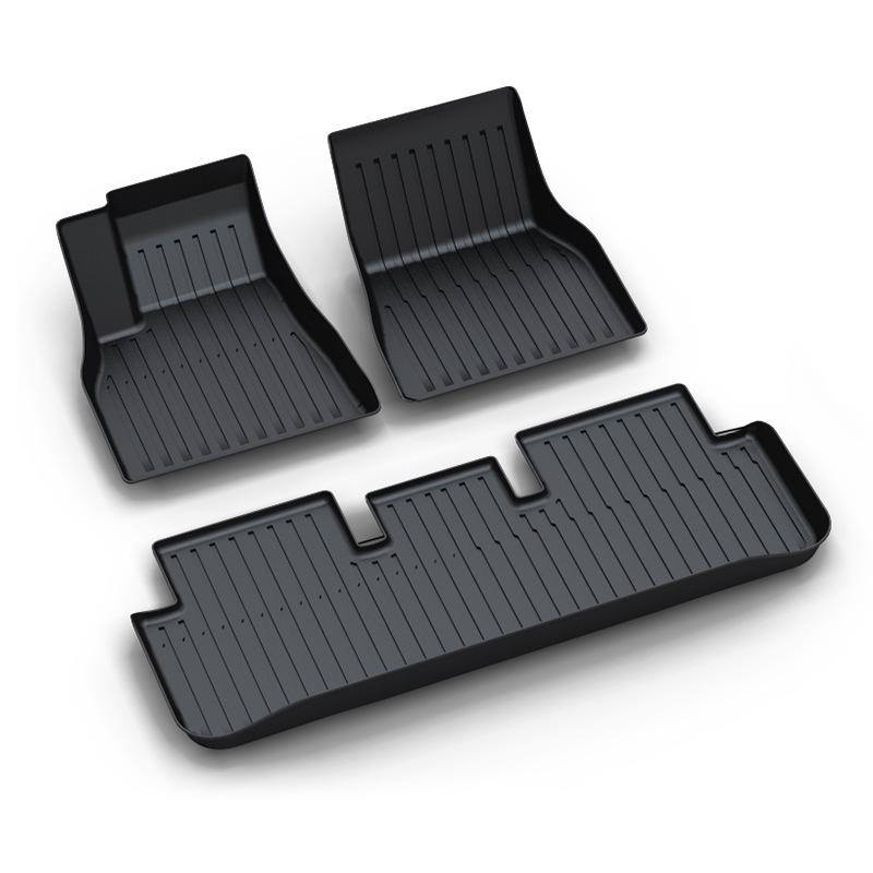 2023 Tesla Model Floor Mats: Eco-friendly, Odorless TPE, Waterproof Trunk Mat