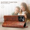EUCAGR Luxury  Leather Magnetic Shockproof Case For iPhone 14 15 13 12 11 Pro Max XS XR SE 2025 8 7 Plus Protective Phone Shell