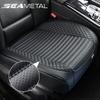 Seametal  Car Seat Cover Premium Thicken Pu Leather Vehicle Seat Cushion Full-Wrapped Anti Scratch Chair Protector Mat