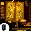 1pc Solar Powered Tree Branch Vine Light 8 Modes DIY Willow Tree Decorative Light Indoor Outdoor Halloween Christmas Decor