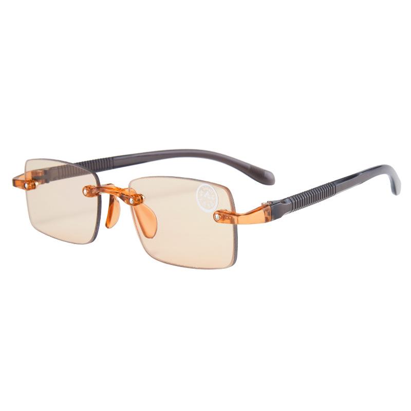 East Sea Crystal Flat-Lens Reading Glasses Classic Style, High-Definition Glasses 400