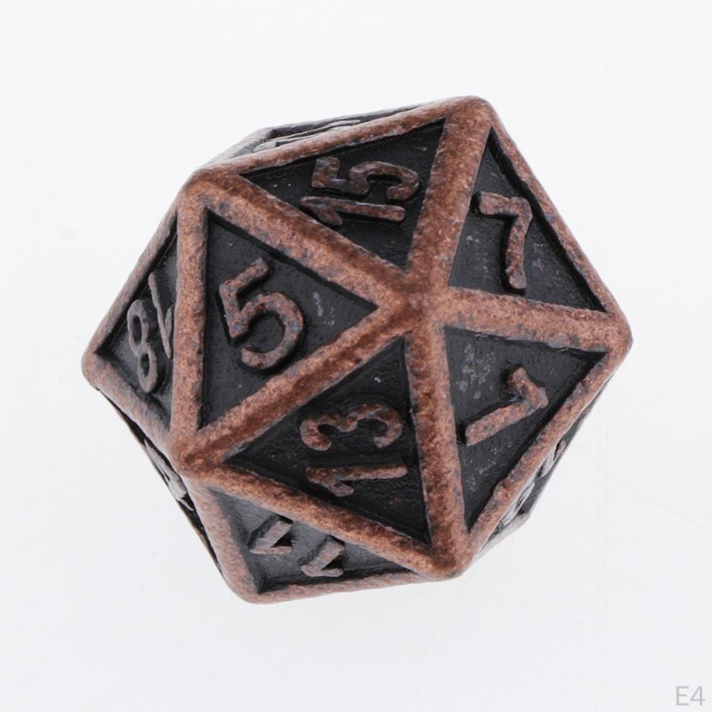 Dice, 20 Sided RPG Rolling Game Dice for Table Games, MTPG Games