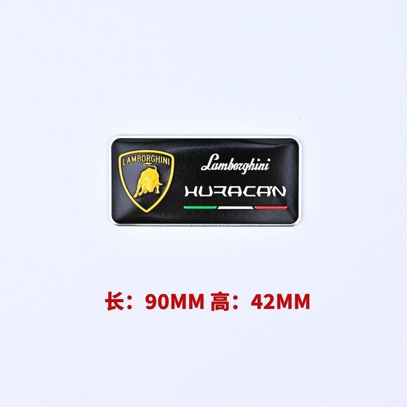 Metalowe Naklejki Samochodów Sportowych 3D Stereoskopowa Modyfikowana Aluminiowa Naklejka Na Lamborghini Urus Huracan Aventador Premium Akcesorium