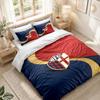 Bedding Set 1 Duvet Cover 2 Pillowcases Bologna FC Print Bedroom Home Decoration