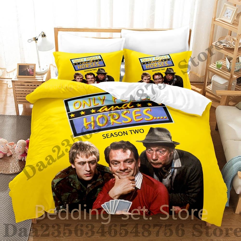 Only Fools And Horses Bettwäsche-Set Einzelbett Twin Full Queen King Size Bettwäsche-Set Schlafzimmer für Erwachsene Bettbezug-Sets Anime Bettlaken-Set