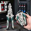 Multifunctional Electrician Pliers: Wire Stripping, Cutting, Splitting, Crimping, and Wrapping Tool