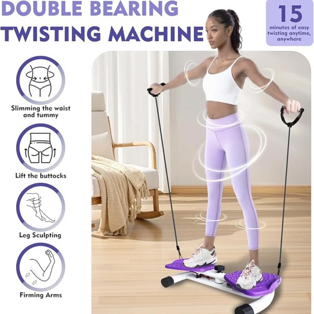 Ultra Quiet Waist Twisting Fitness Equipment, Anti Slip Home Fitness Equipment, Specifically Designed for Women To Reduce Abdominal Fat