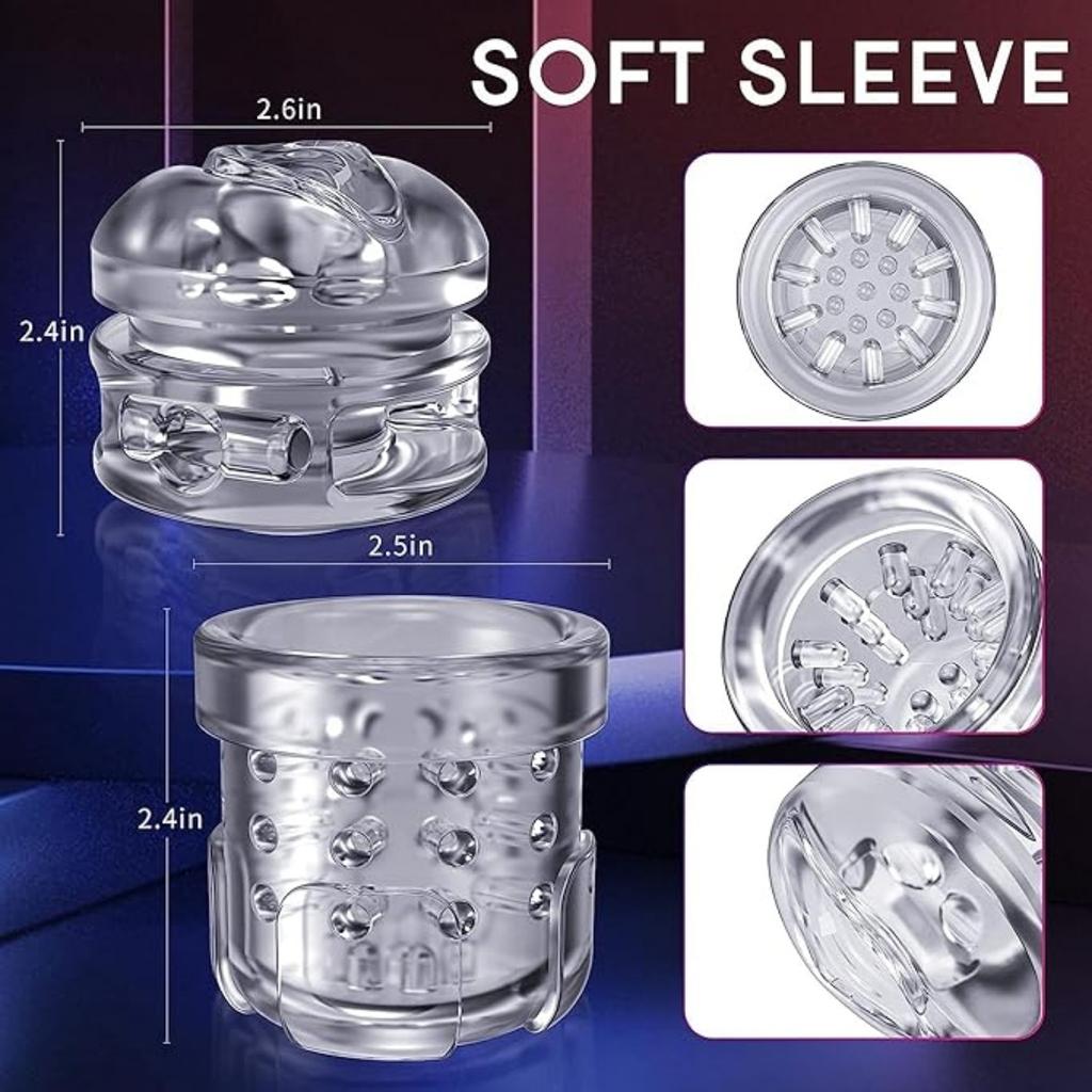 Male Masturbator Adult Toys Pumps Rotating and Vibrating Modes Visual Window and IPX7 Waterproof Penis Pump Pocket Pussy Male Stimulator Sex Machine