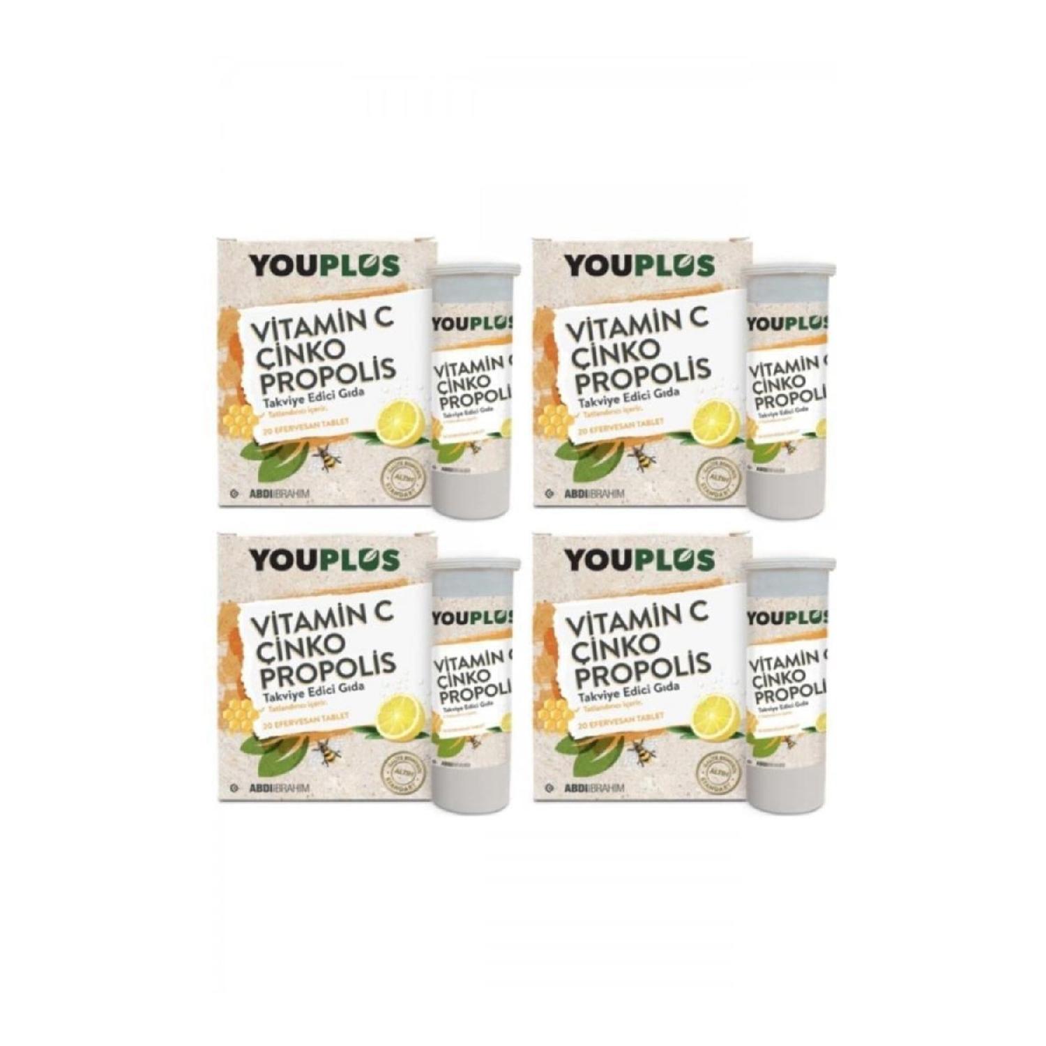 

Vitamin C Zinc Propolis 20 Effervesan-4 Boxes