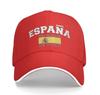 Espana Flag of Spain Spanish Denim Hats for Mens Womens Baseball Caps Casquette Denim Adult Unisex Four Seasons Casual