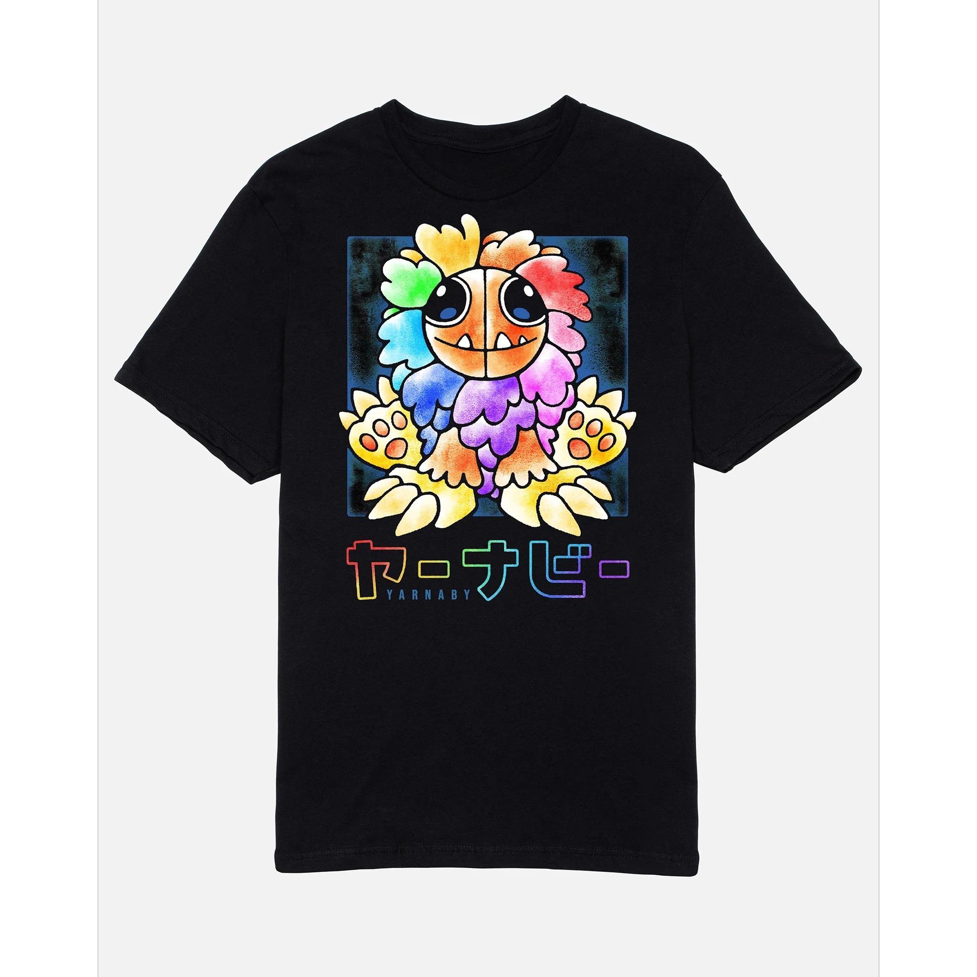 

Yarnaby Kanji Tee Poppys Game Store 2026 Summer Luxury Fashion Mens Cotton Tshirt Unisex Street Wear Y2K Cheap Clothes XL