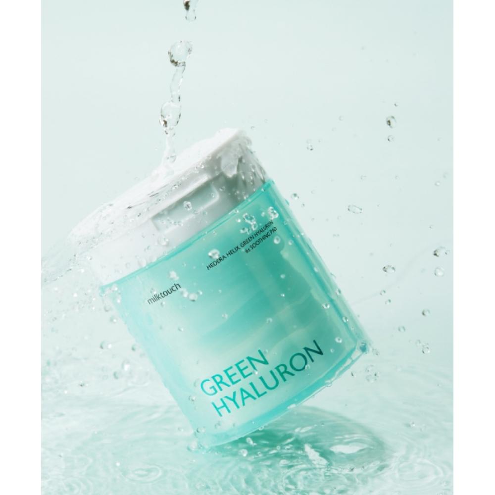 Milktouch Green Hyaluron 6 Second Moisture Soothing Pad 60pcs NONE