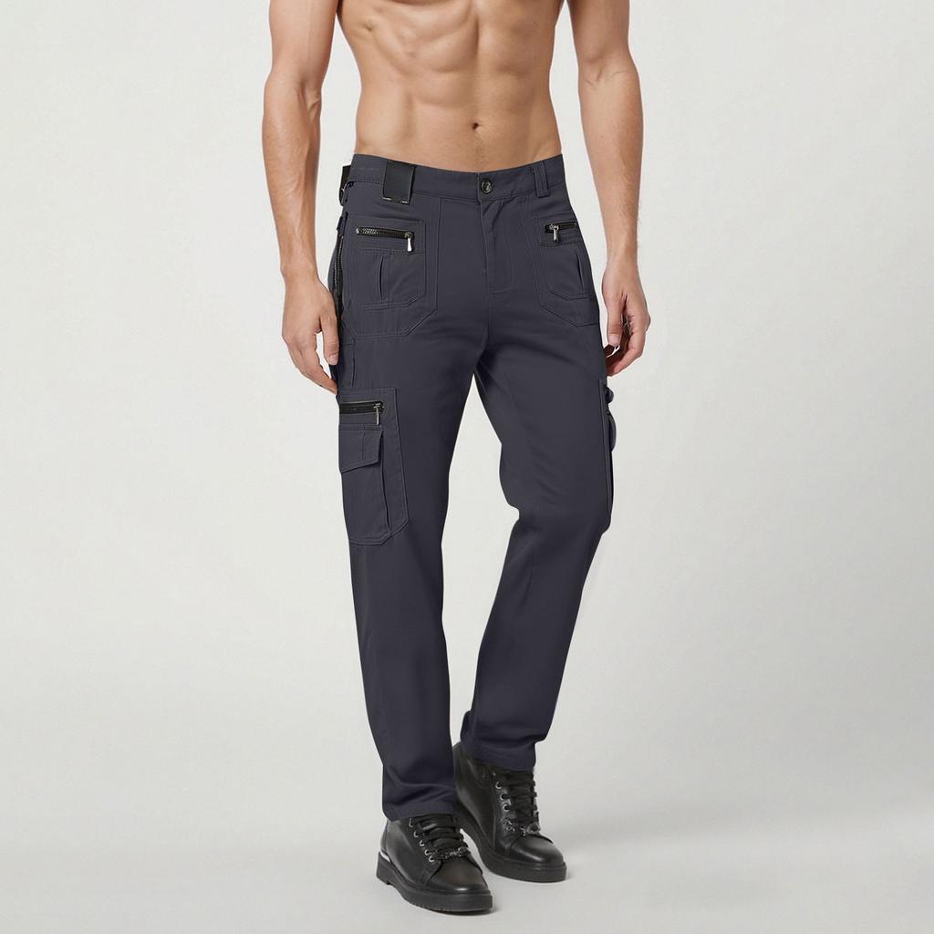 Pánské sportovní kalhoty na ležérní jogging Lehké turistické pracovní kalhoty outdoorové kalhoty