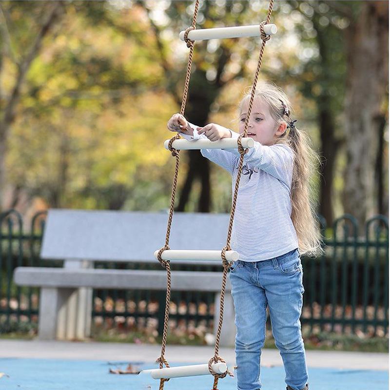 Children's Outdoor Wooden Climbing and Swing Toy - Five-Speed Amusement Equipment